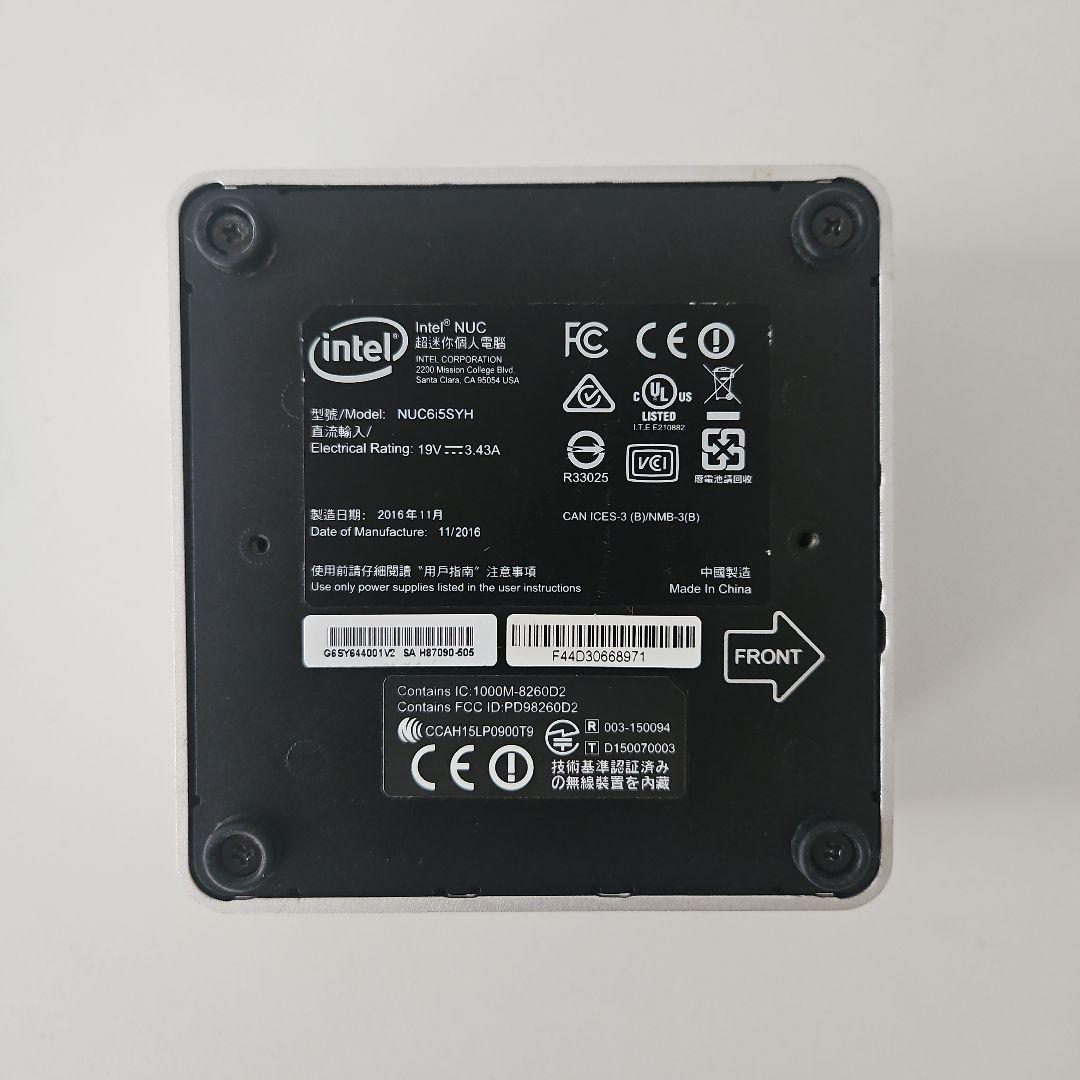 インテル NUC キット NUC6i5SYH i5 16GB Win11