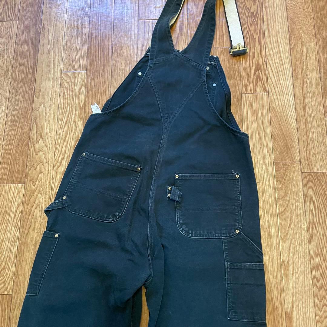 00s Carhartt カーハート ブラック オーバーオール W36