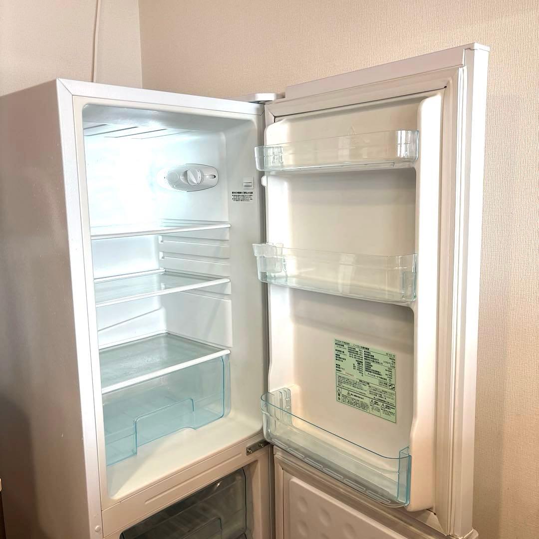 【送料込み】冷蔵庫 162L 一人暮らし 家庭用 2ドア AF162-W