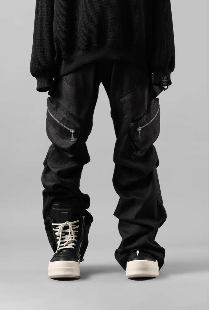 定価５万円 A.F ARTEFACT LINEN CARGOBAGGYパンツ