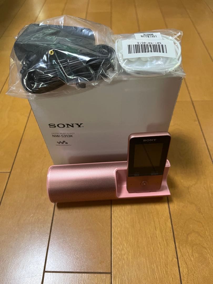 ウォークマンSONY NW-S313K アクティブスピーカーセット(ピンク)