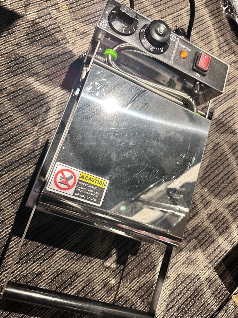 BC-2 ワッフルメーカー 1200W シルバー