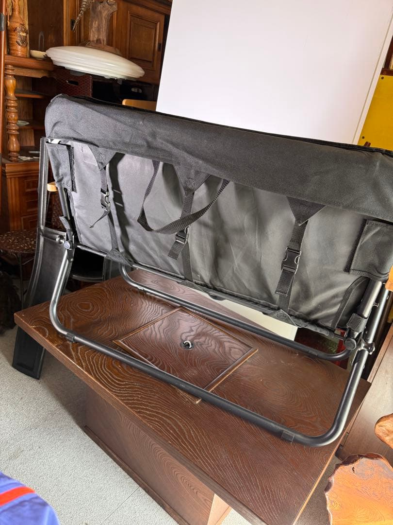 DOD グッドラックソファ ブラック 2人掛け 折りたたみチェア キャンプ