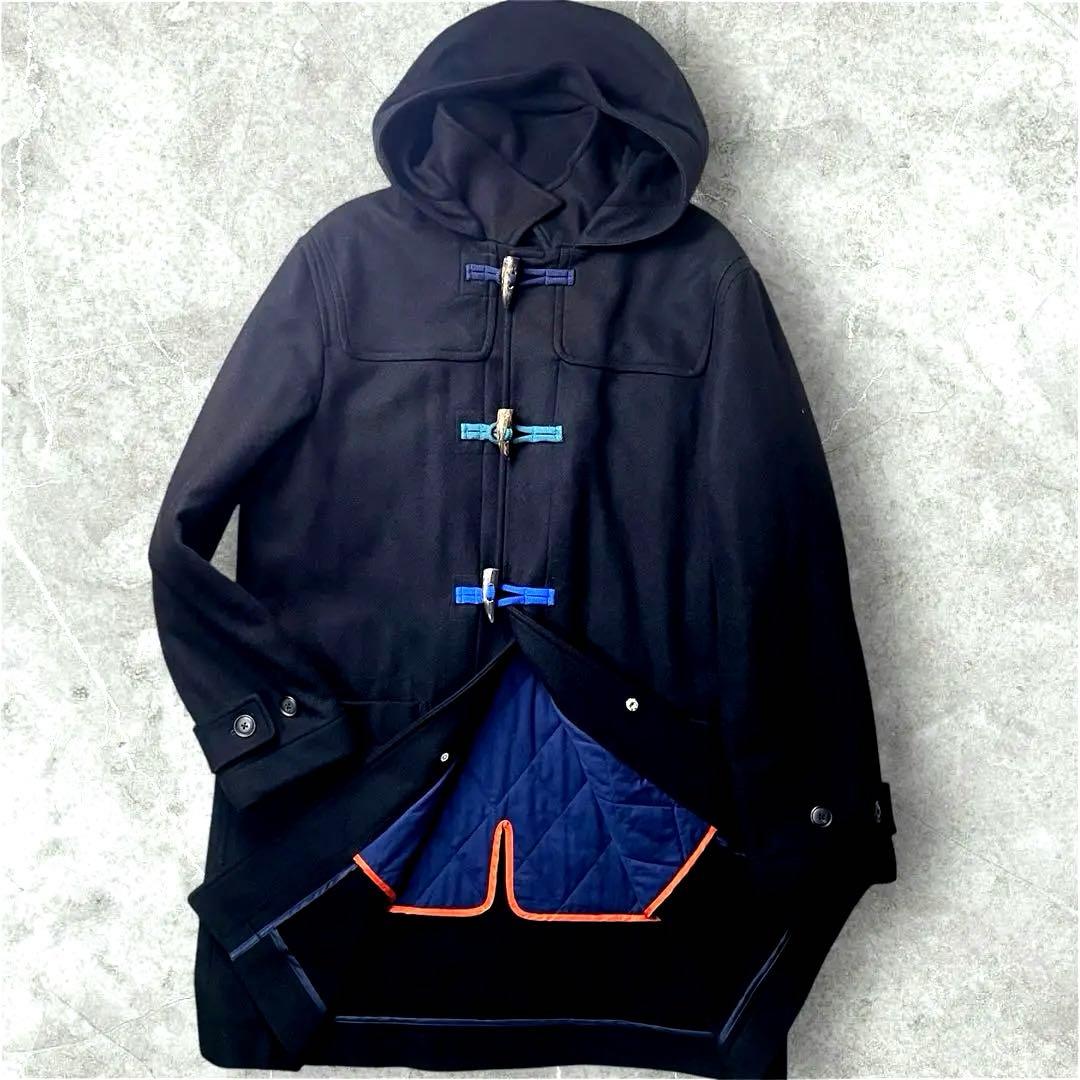 美品 カシミヤ XLポールスミス キルティング ロング ダッフル マルチカラー