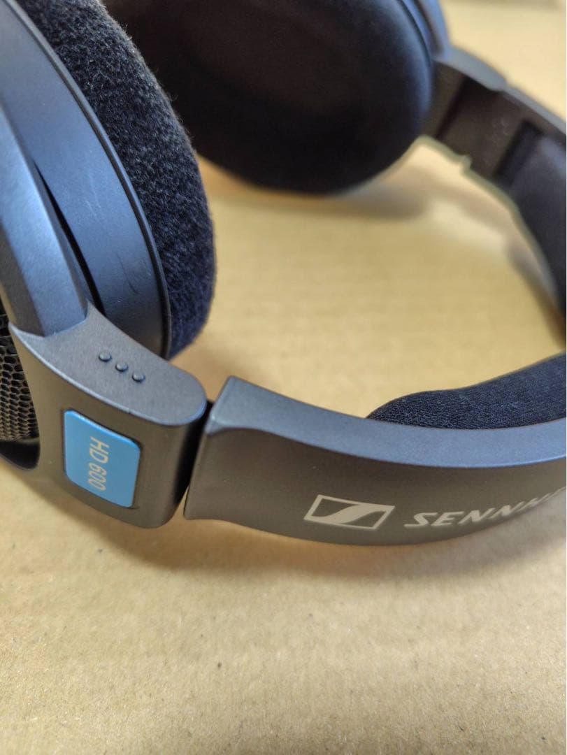 SENNHEISER HD600 ヘッドホン 純正イヤーパッド付属