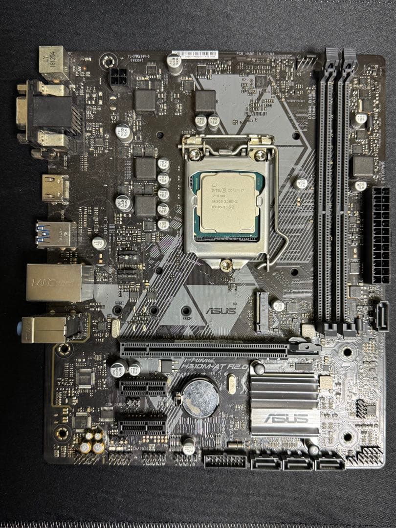 マザーボード Core i7 8700 ASUS PRIME H310M-AT R2.0
