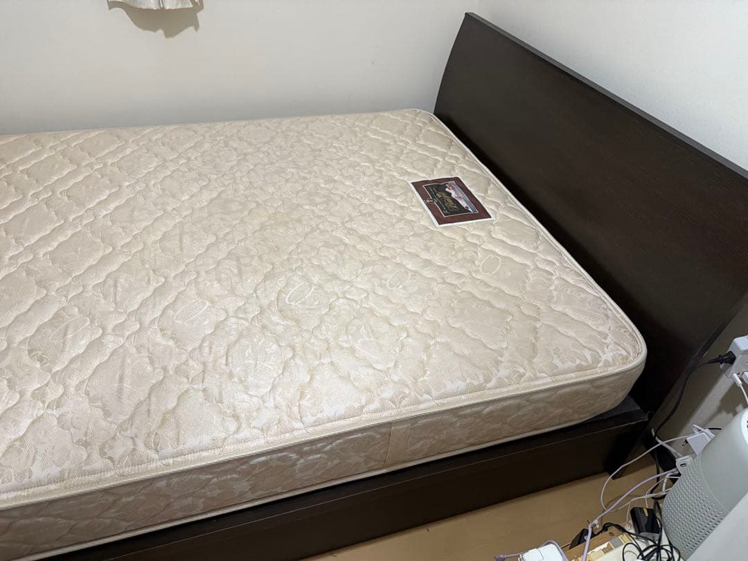 島忠購入 シモンズベッドフレーム ダブルサイズ シンプル 収納 おしゃれ 家具