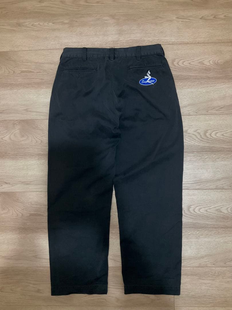 パンツ Supreme pin up chino black 32