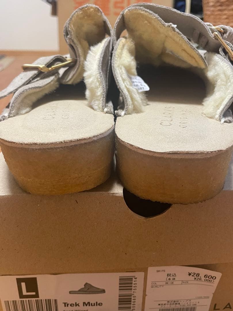 再値下げしました‼︎‼︎CLARKS ORIGINALS サボサンダル グレー