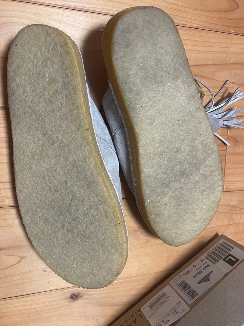 再値下げしました‼︎‼︎CLARKS ORIGINALS サボサンダル グレー