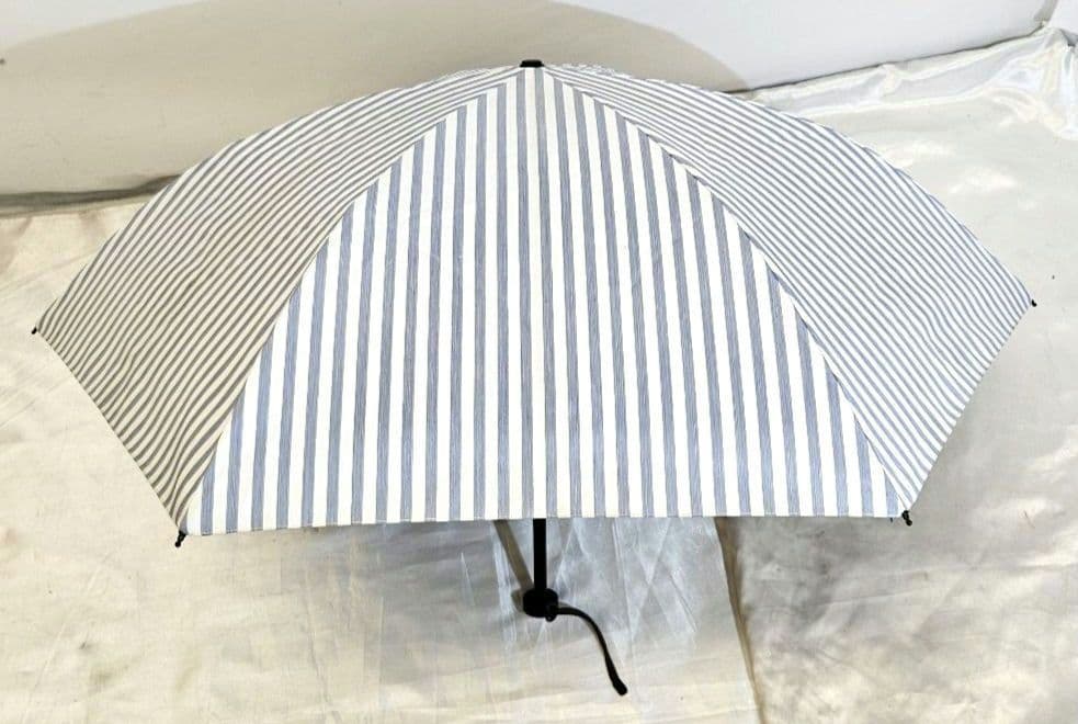 フォロー割　SUNBARRIER100　サンバリア　ストライプ　折りたたみ　傘