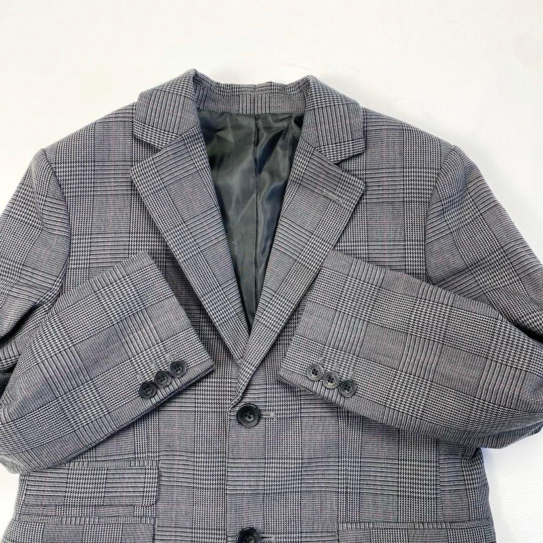 美品✨コムサイズム 120 フォーマルスーツ 豪華4点 グレンチェック 入学式