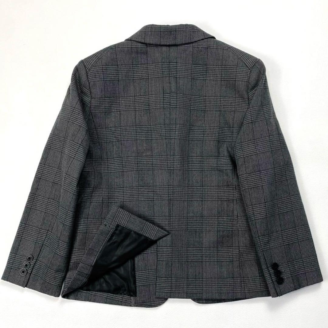 美品✨コムサイズム 120 フォーマルスーツ 豪華4点 グレンチェック 入学式