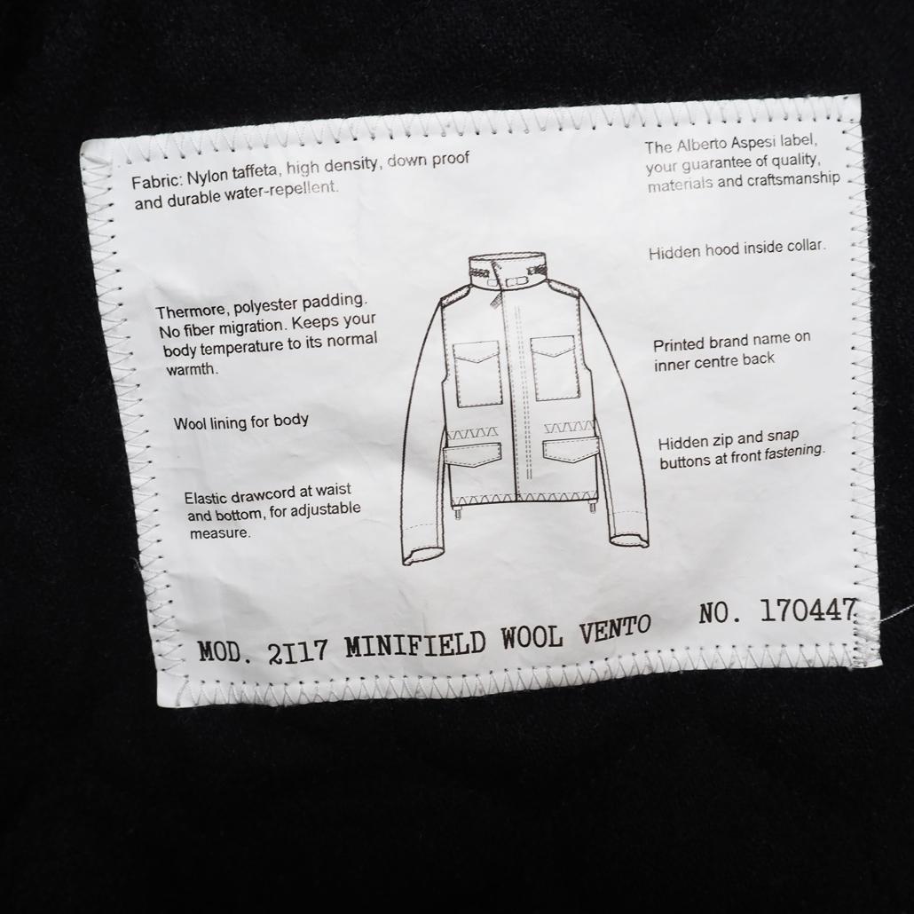 taka155ts　ASPESI M-65 MINIFIELD WOOL