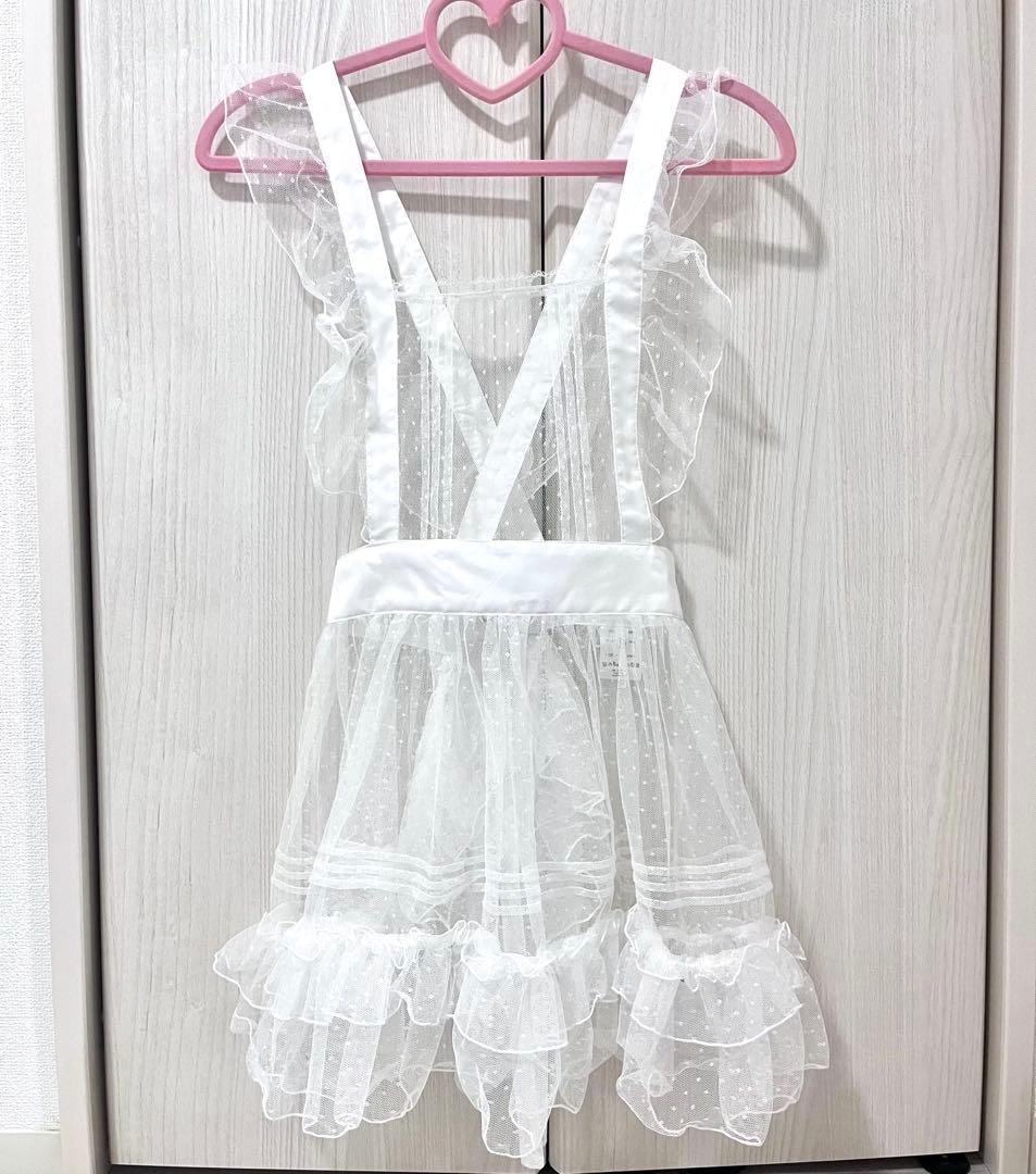 palelfy ホイップフリルエプロン