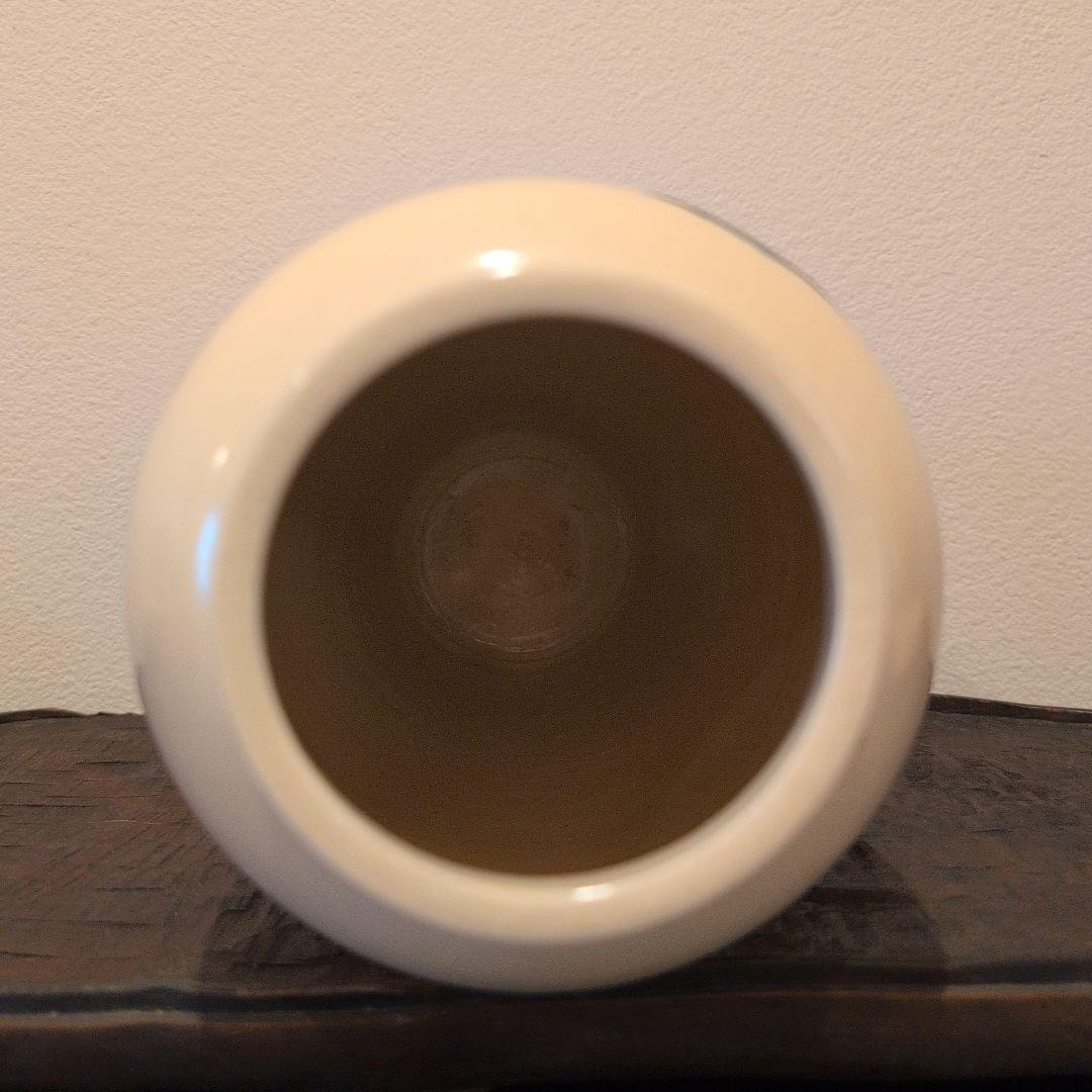 三浦竹軒 造 色絵 松画 花入 共箱と蓮葉形菓子鉢 計２点