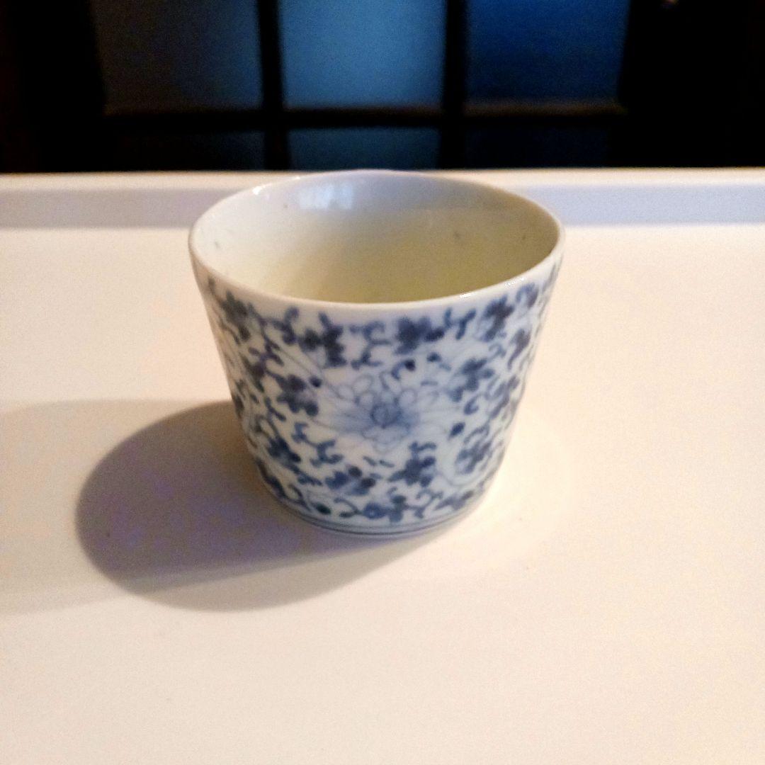 古伊万里　花唐草　江戸後期