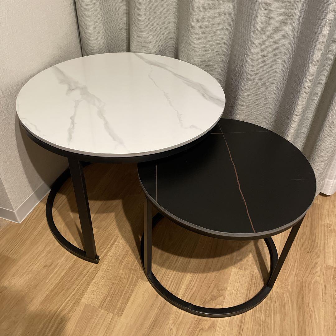 大理石　ローテーブル