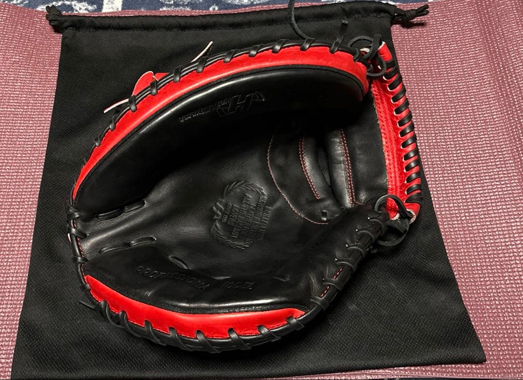 ハタケヤマ　キャッチャーミット　軟式用　甲斐モデル