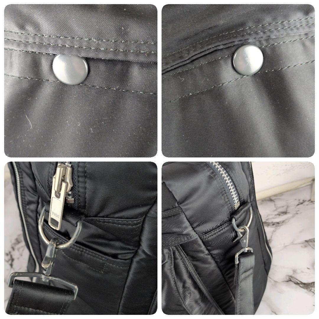 【美品】ポーター☆タンカー　2WAY　大容量　ボストンバッグ　2室　メンズ　黒