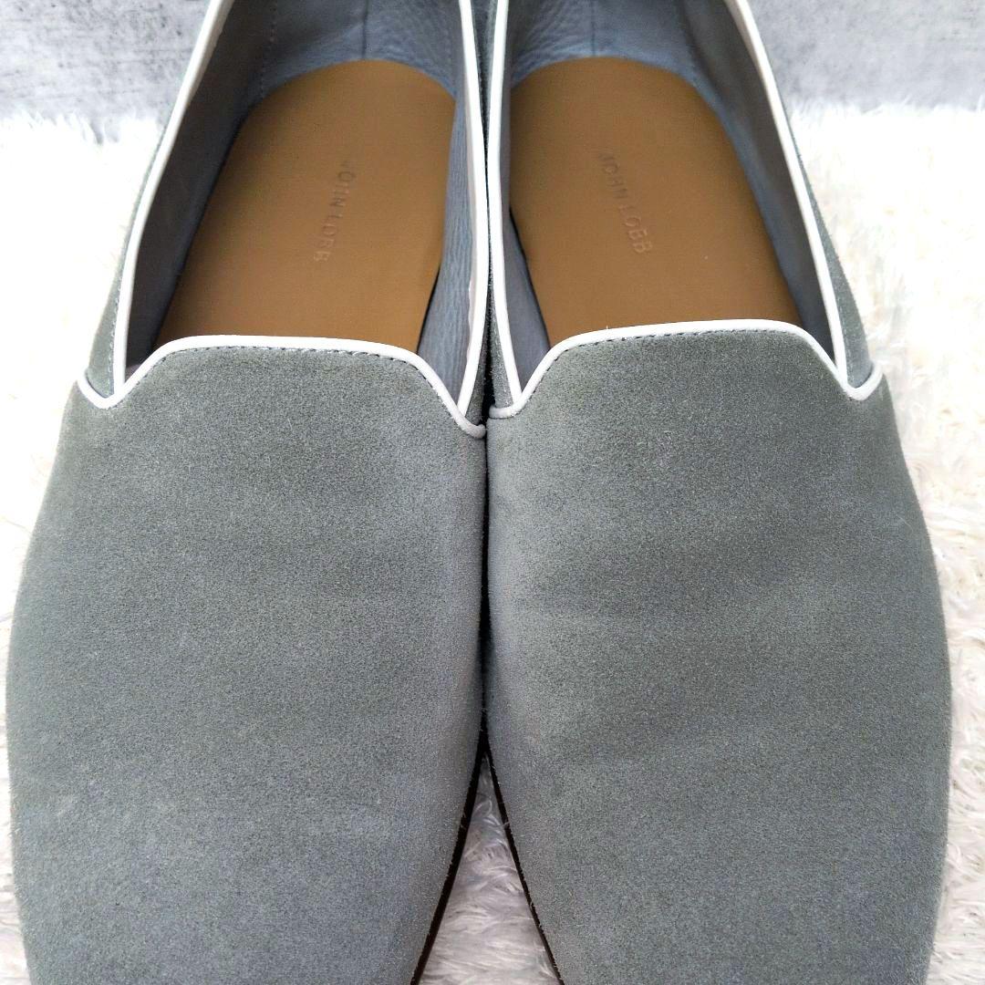 【定価143000円 極美品】ジョンロブ　ショア　スリッポン　スエード　8695