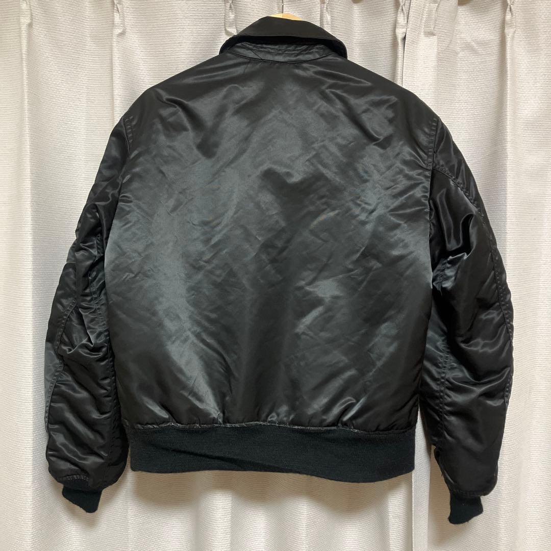 米軍　実物　cwu-45p 80s ブラック　フライトジャケット