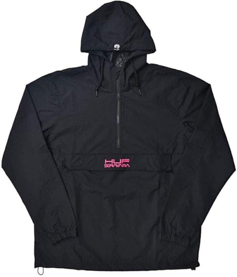 HUF × SORAYAMA ANORAK JACKET M ブラック ハフ