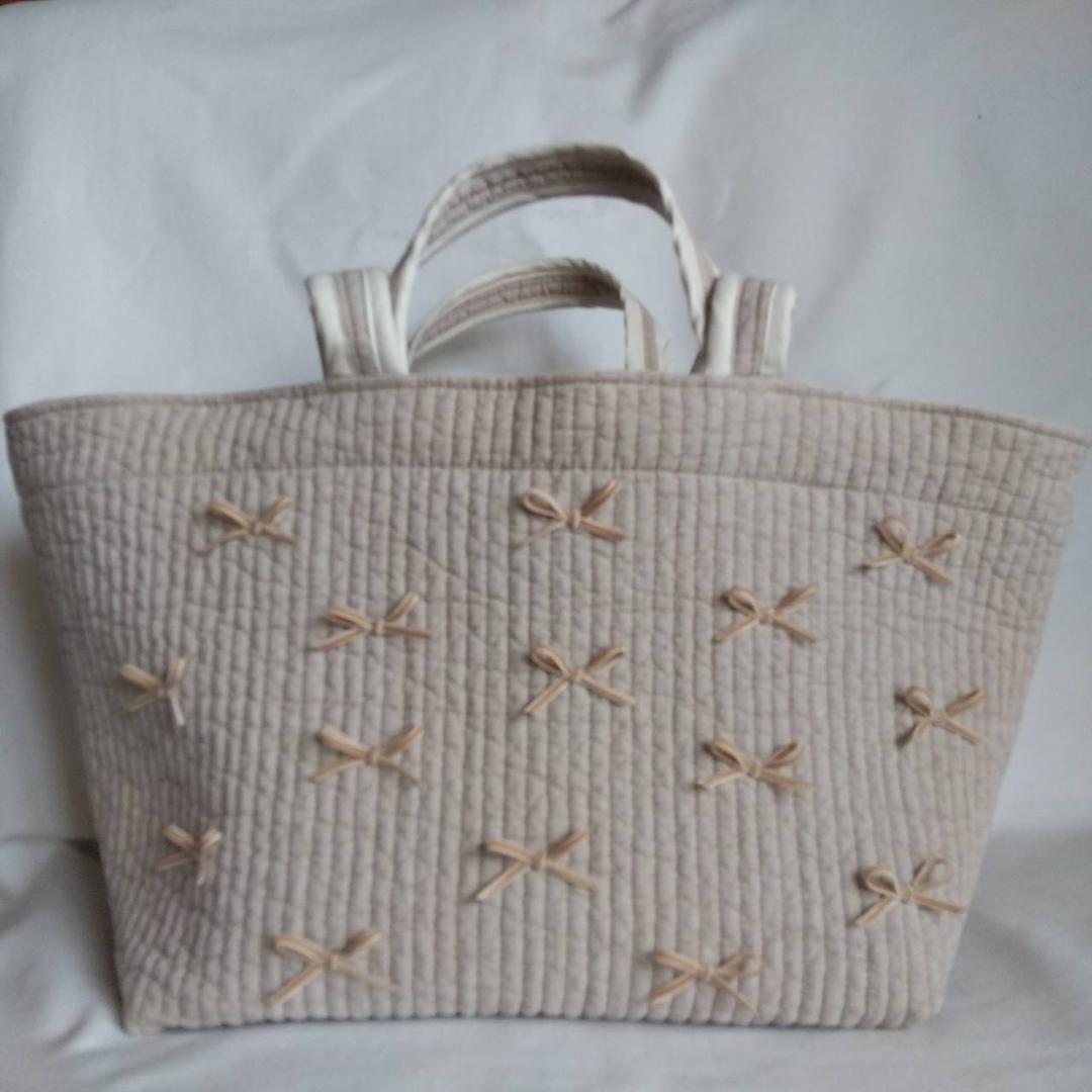 底板ヌビ マグネット☆トートバッグWハンドル☆ ダークグレー ヌビバッグ