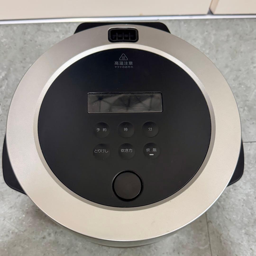 BALMUDA The Gohan K03A-BK 3合炊き電気炊飯器