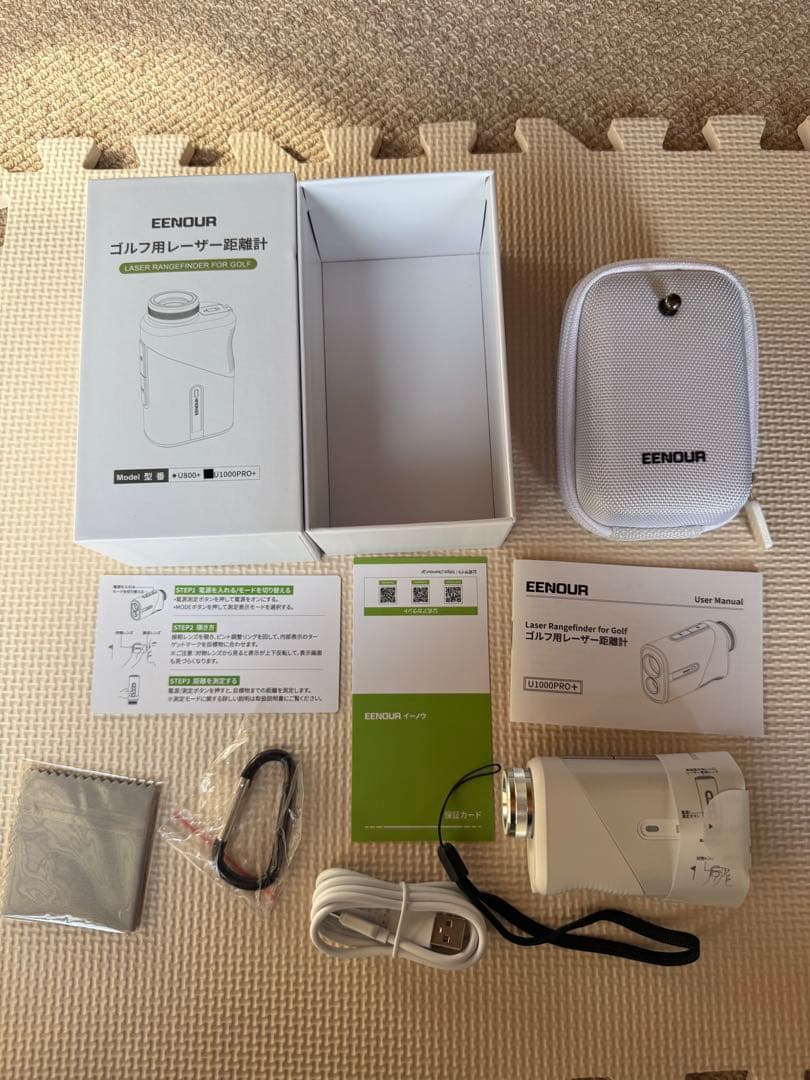 EENOUR ゴルフ用レーザー距離計 U1000PRO+ ホワイト