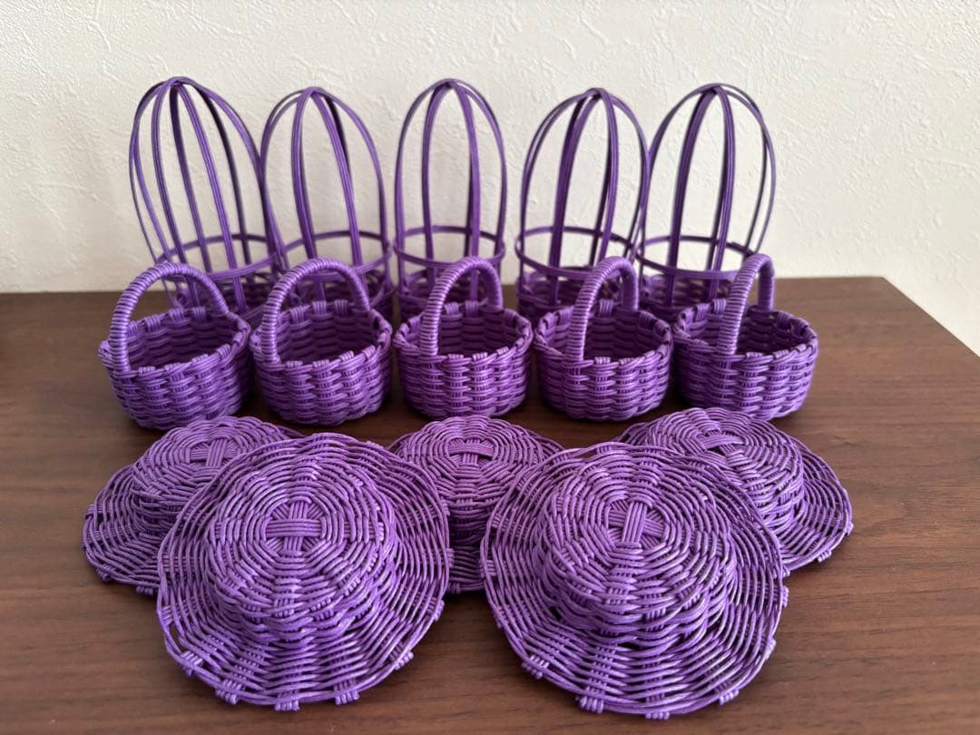 めい様ご確認用のページです。クラフトバンドミニバスケット