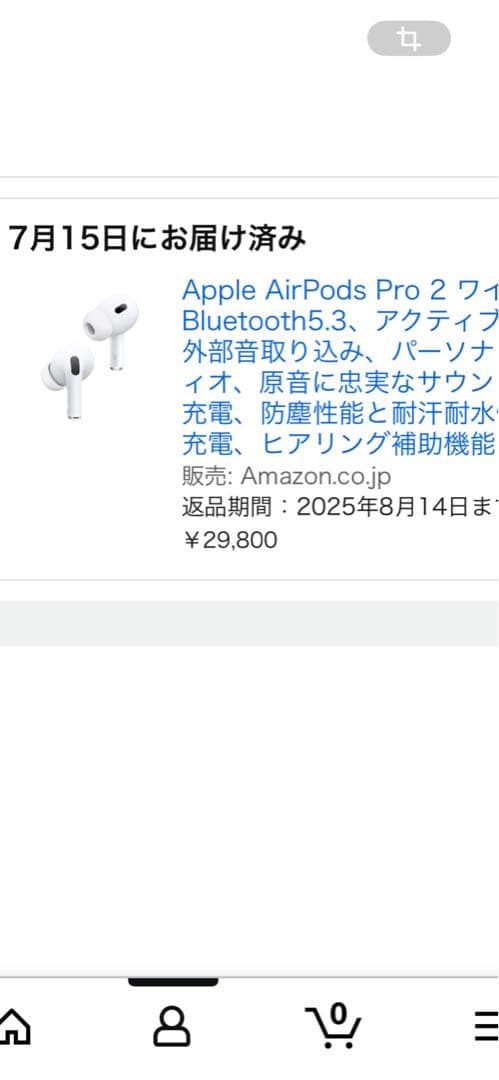保証あり　国内正規品 AirPods Pro 2 第二世代　USB Cタイプ