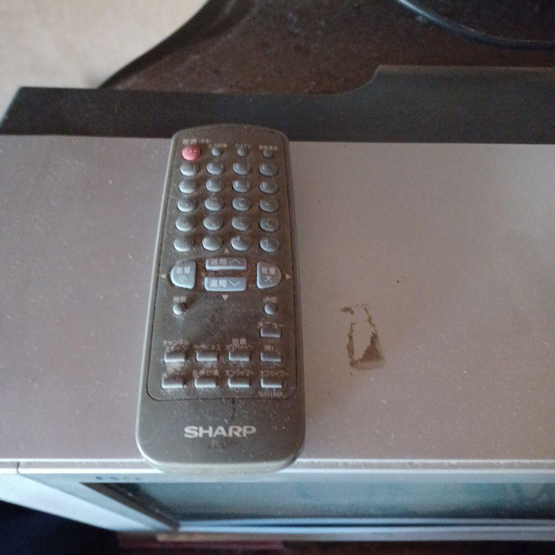 SHARP ブラウン管テレビ21型BS内臓 AV端子付