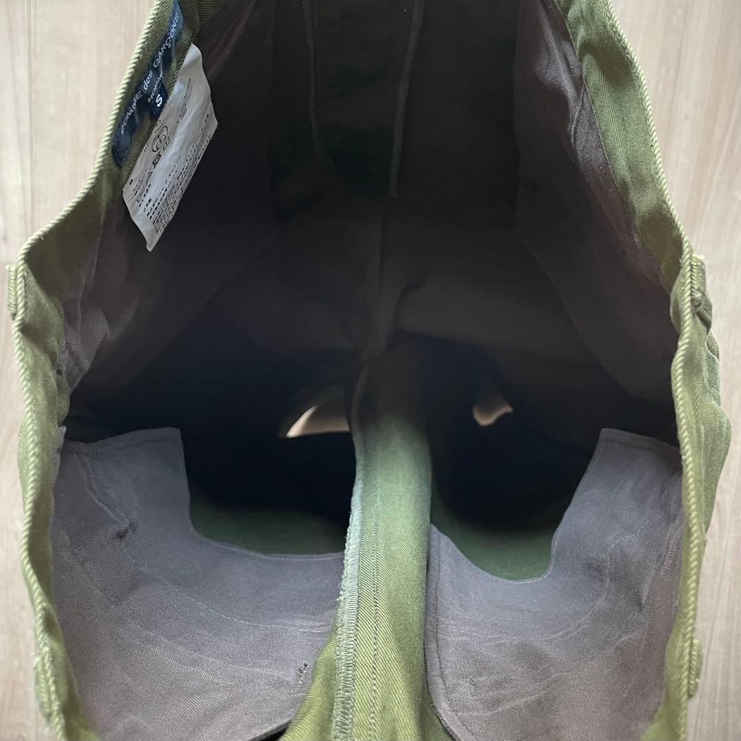 COMME des GARÇONS HOMME カーキ サルエルパンツ オリーブ