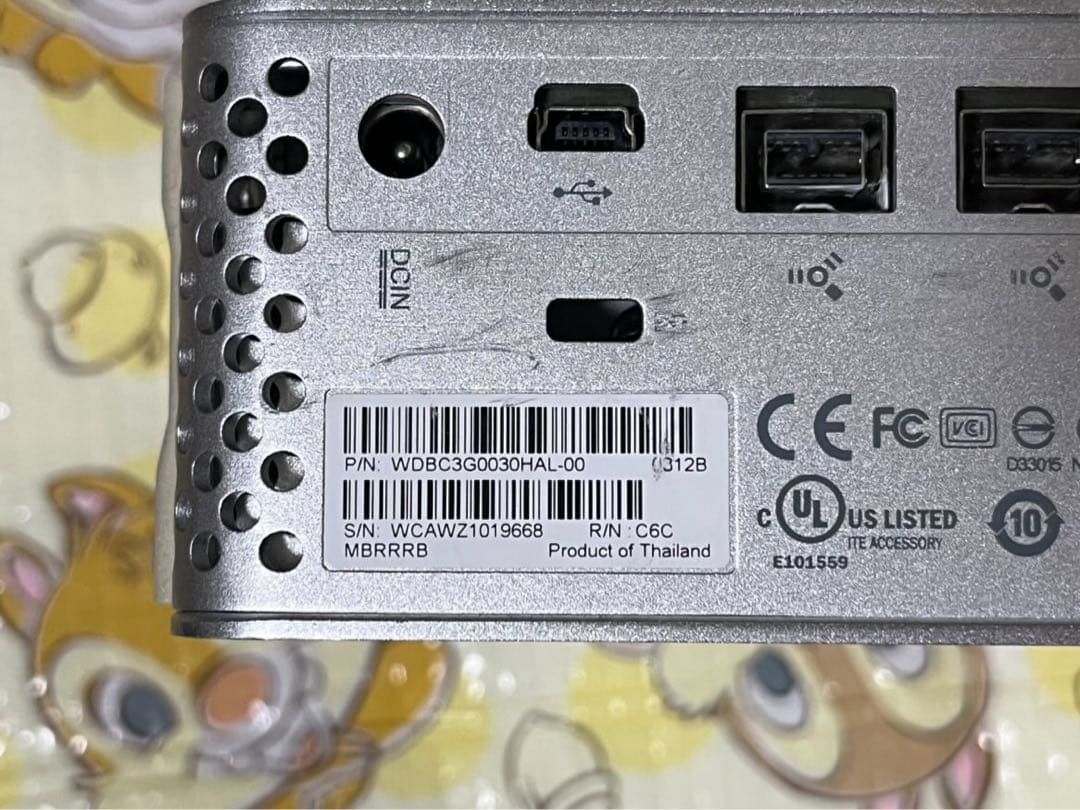 WD My Book Studio 3TB 外付けHDD★146回/940時★