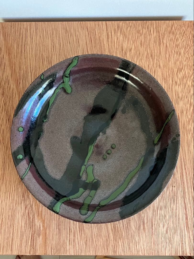 バーナード・リーチ　鉄釉深皿 22cm