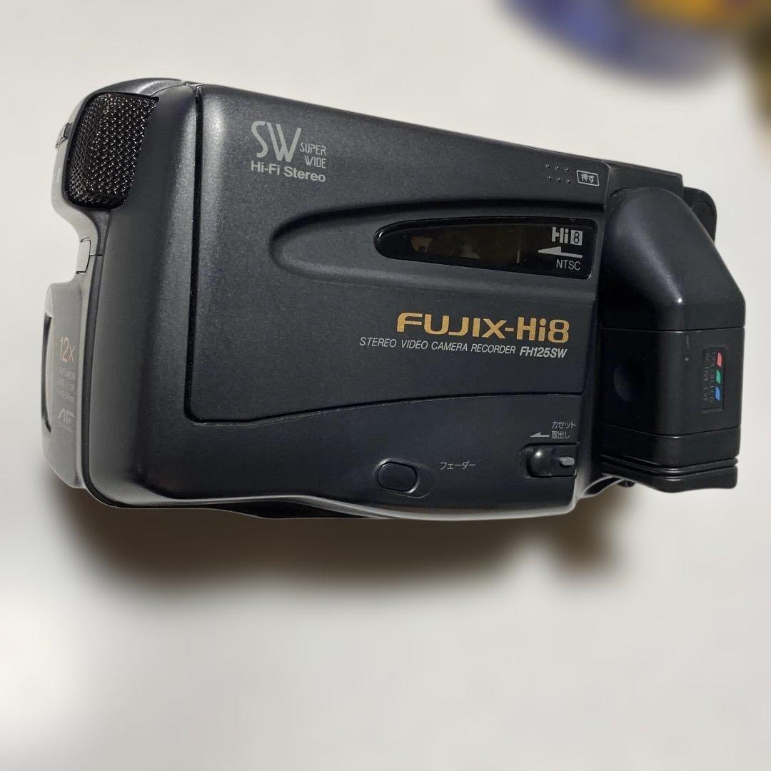 動作品　FUJIX-Hi8 ビデオカメラ　FH125SW ②