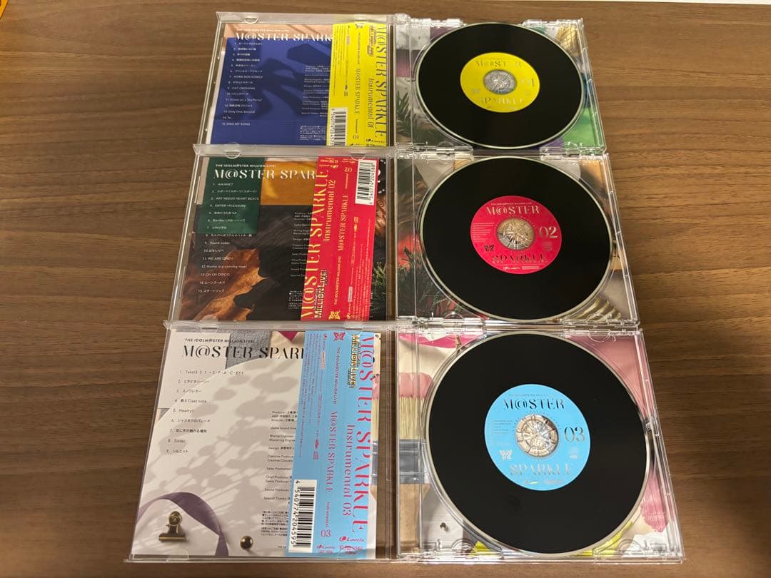 ミリオンライブ M@STER SPARKLE インストCD全巻+特典BOX