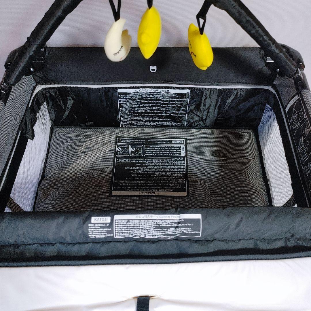 【美品】 KATOJI ベビーベッド New York Baby 146
