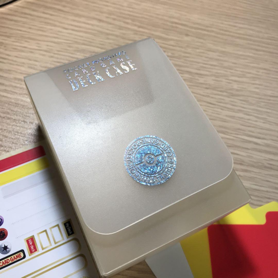 激レア？ポケモンカードゲーム クリアーデッキケース 初期物 仕切り板 シール付き