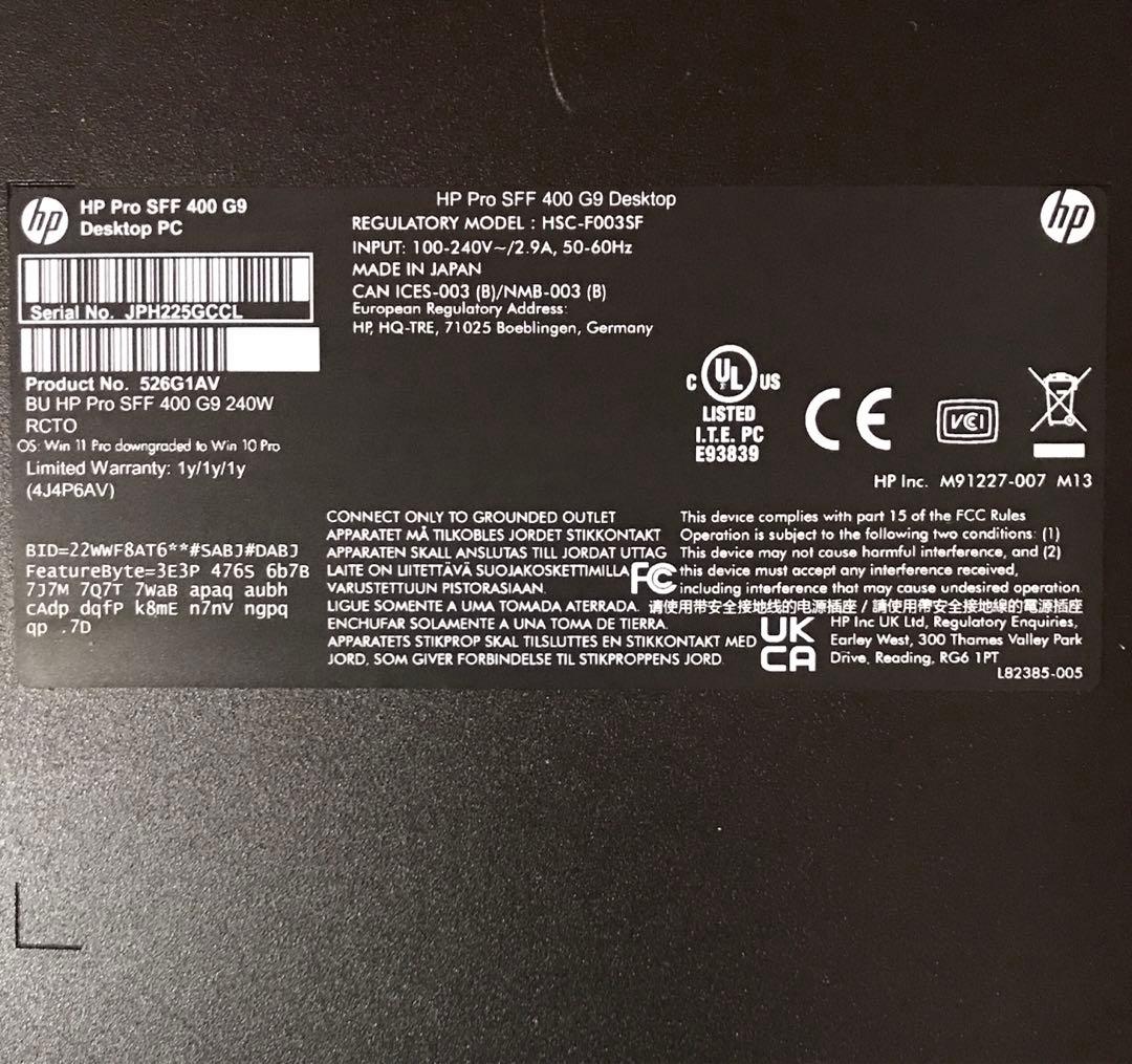 超速‼️HP 第12世代 Core i5-12500 16GB SSD+HDD