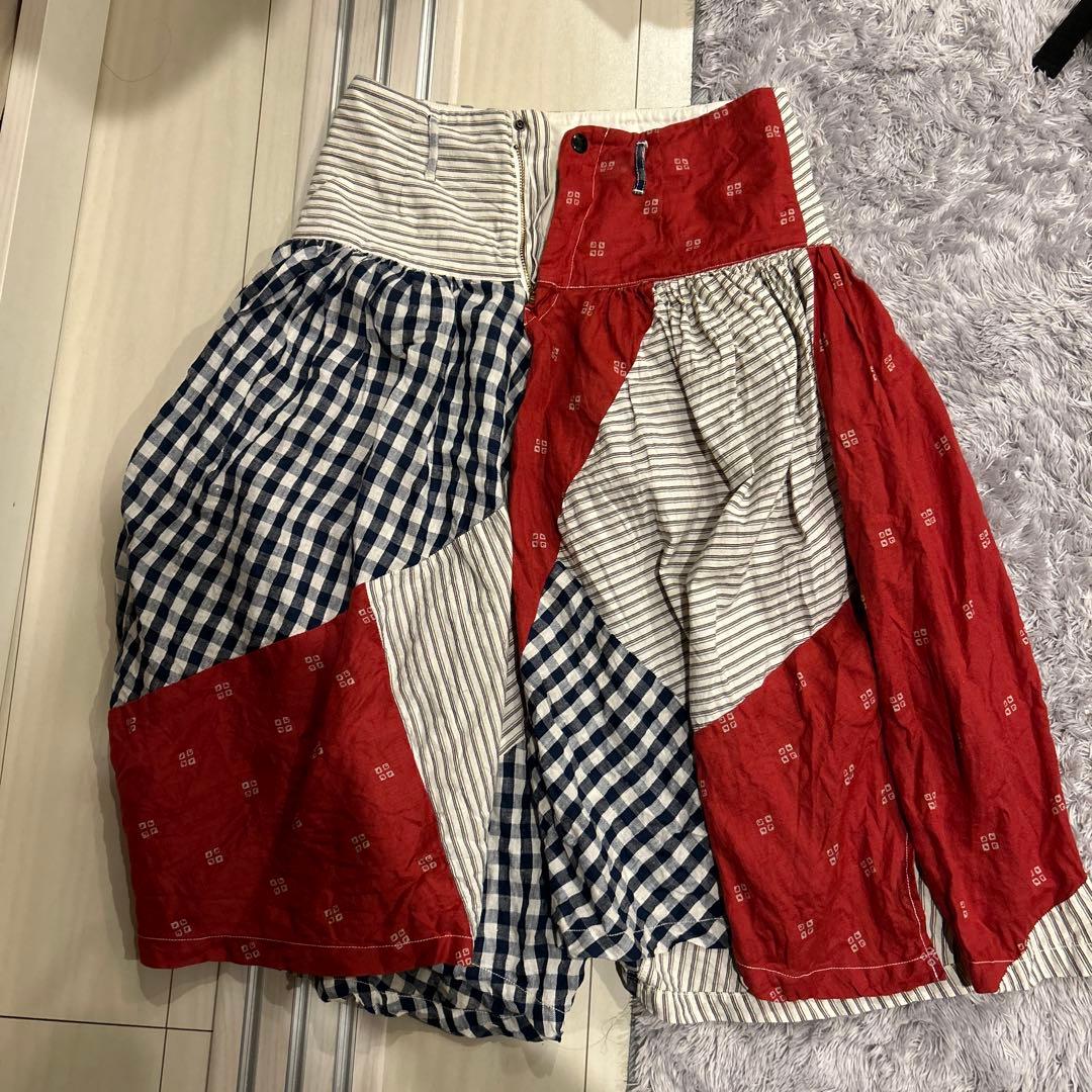 キャピタルkapital 超レア物　パッチワーク ショートパンツ