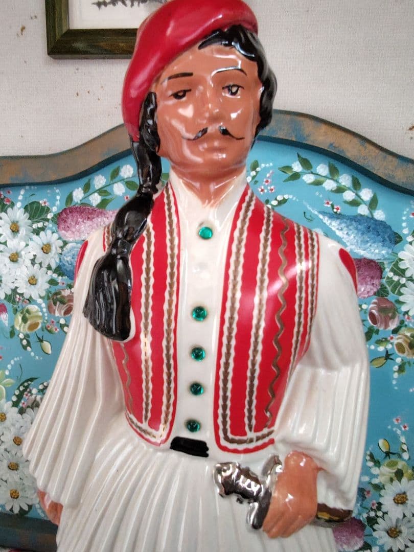 メタクサ　５スター　人形陶器ボトル　500ml オールド　46cm ブランデー