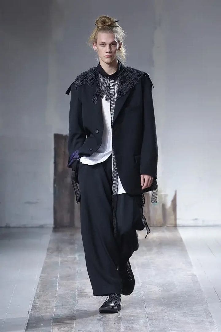 24AW Yohji Yamamoto 肩バックルジャケット