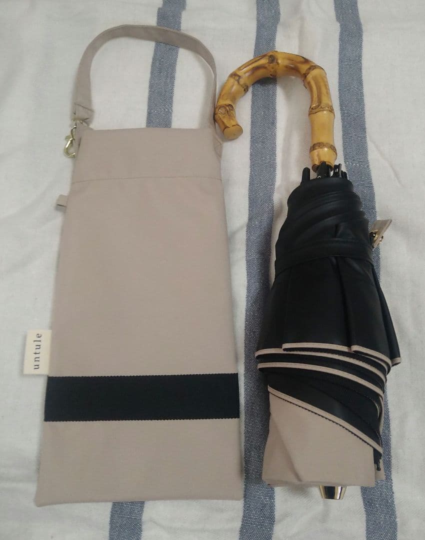 untule アントゥーレ 3段コンパクト 折りたたみ日傘(50cm)