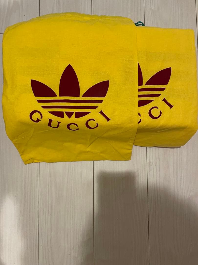 GUCCI×adidas コラボ 青 スライドサンダル　sm