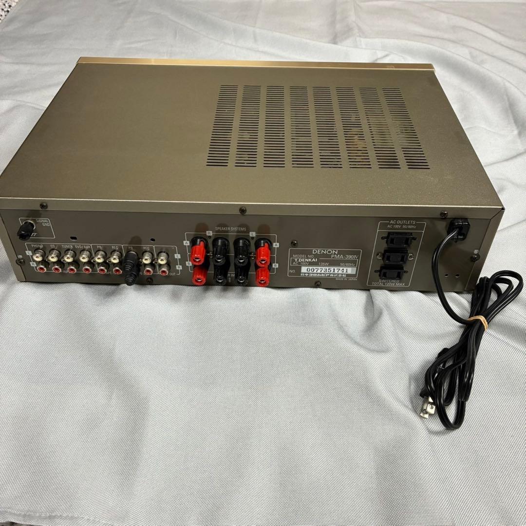 【送料込】DENON デノン　PMA-390IV　プリメインアンプ　動作品