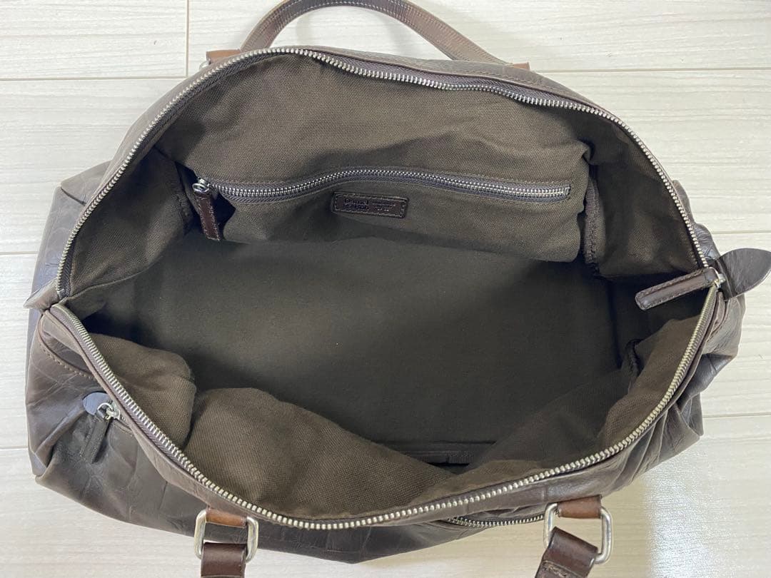 Daniel&Bob ダークブラウン ボストンバッグ