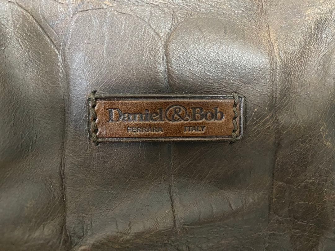 Daniel&Bob ダークブラウン ボストンバッグ