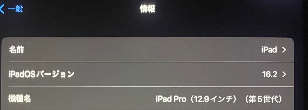iPad Pro (12.9インチ) 第5世代128GB, Wifiタイプ